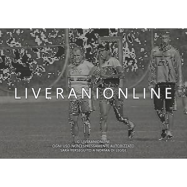 NEG-1991-1992 BOGLIASCO ALLENAMENTO SAMPDORIA CALCIO NELLA FOTO Paulo Silas do Prado Pereira meglio noto solo come Silas con vujadin boskov AG ALDO LIVERANI SAS