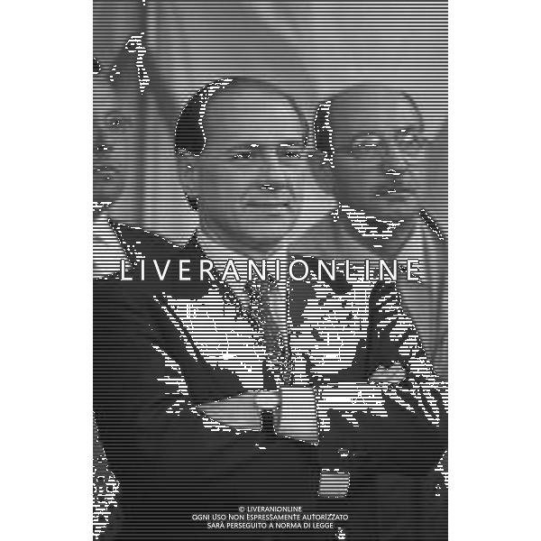 Neg- RETROSPETTIVA SILVIO BERLUSCONI STATISTA-POLITICO E PRESIDENTE MILAN CALCIO AG ALDO LIVERANI SAS