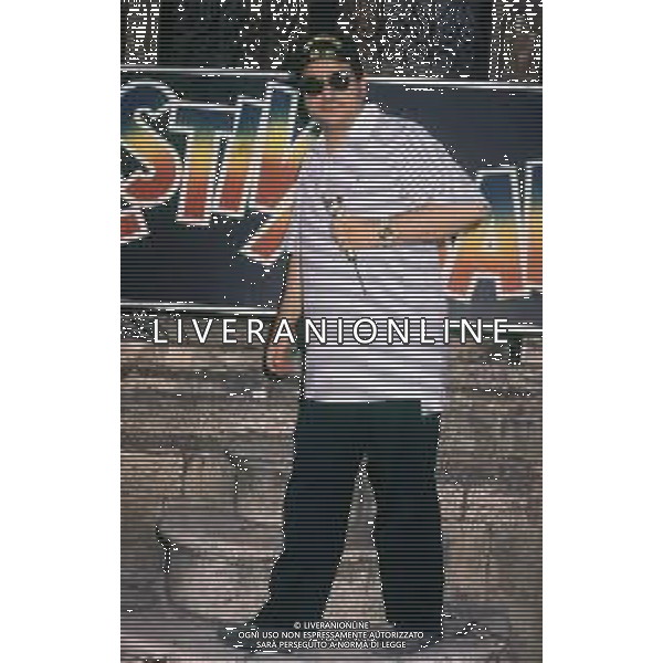 DIAP-RETROSPETTIVA SERGIO VASTANO ATTORE-COMICO NELLA FOTO SERGIO VASTANO AL FESTIVALBAR AG ALDO LIVERANI SAS  