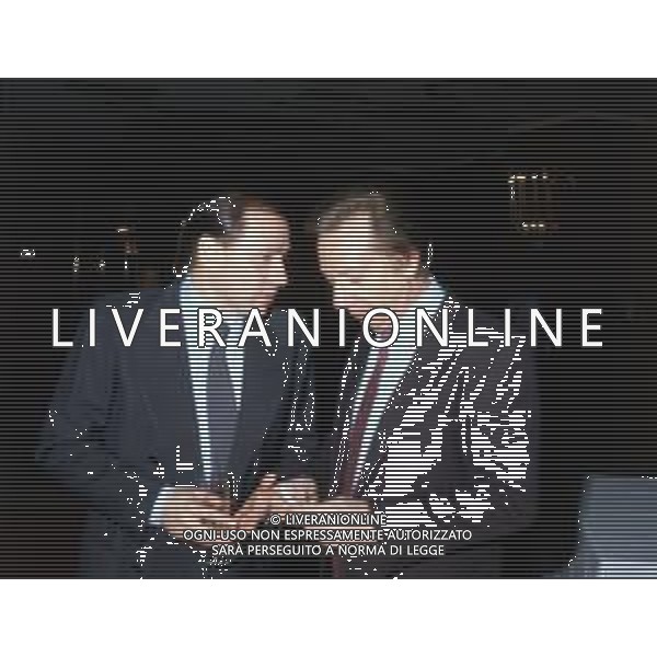 Col- RETROSPETTIVA SILVIO BERLUSCONI STATISTA-POLITICO NELLA FOTO CON MIKE BONGIORNO AG ALDO LIVERANI SAS