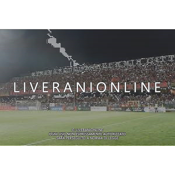 Supporters of Calcio Foggia 1920 during the Italian soccer Serie C Playoffs match Calcio Foggia vs Calcio Lecco 1912 on June 13, 2023 at Pino Zaccheria Stadium in Foggia, Italy. Photo by Emmanuele Mastrodonato/ag. Aldo Liverani sas