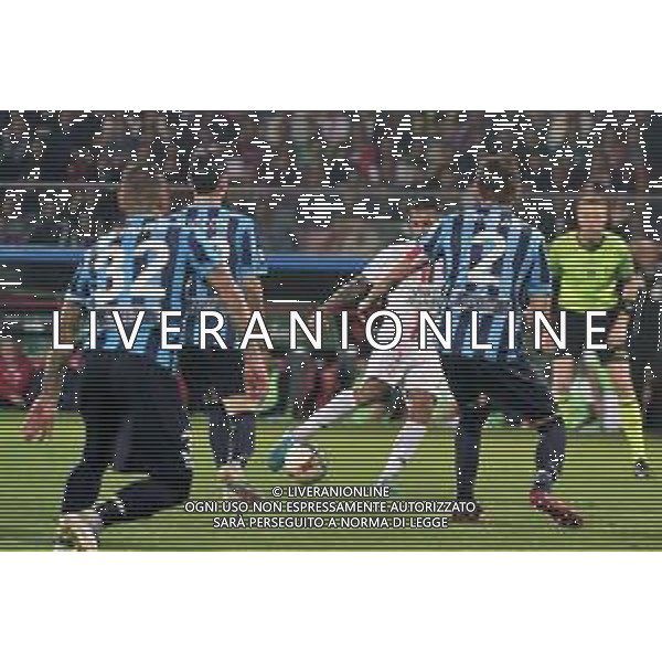 Andrea Schenetti (Calcio Foggia 1920) and Vedran Celjak (Calcio Lecco 1912) during the Italian soccer Serie C Playoffs match Calcio Foggia vs Calcio Lecco 1912 on June 13, 2023 at Pino Zaccheria Stadium in Foggia, Italy. Photo by Emmanuele Mastrodonato/ag. Aldo Liverani sas