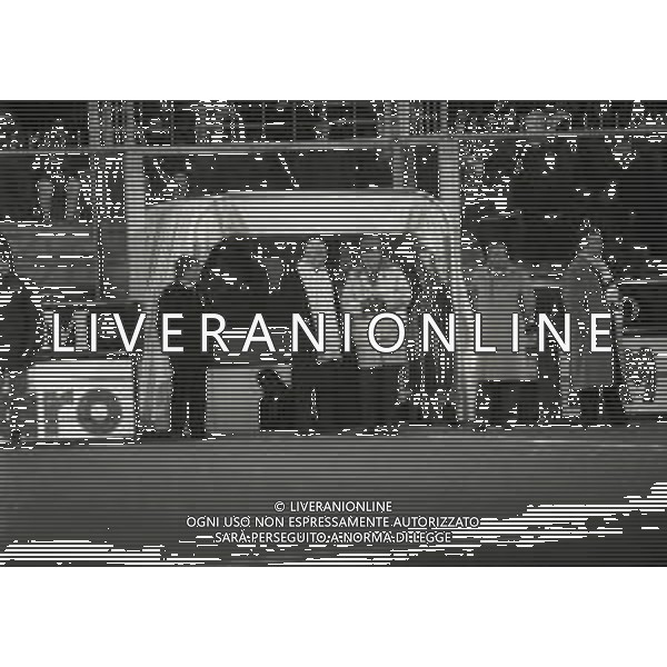 NEG-RETROSPETTIVA PAOLO MANTOVANI PRESIDENTE SAMPDORIA CALCIO NELLA FOTOPAOLO MANTOVANI CON ADRIANO GALLIANI AG ALDO LIVERANI SAS