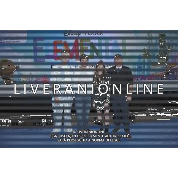 Roma 15/06/2023 Photocall del film Disney e Pixar " Elemental" NELLA FOT Mr. Rain, Valentina Romani. Peter Sohn e Stefano De Martino Aldo Liverani s.a.s./Massimo Landucci 