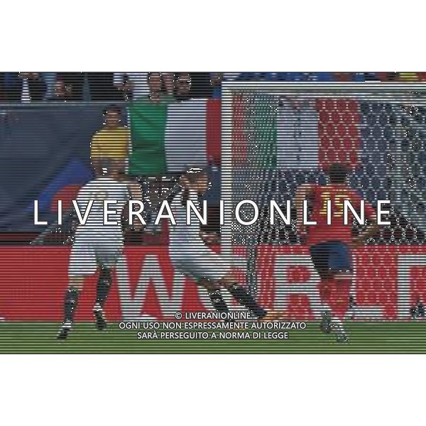 Ciro Immobile (Italy) scores a goal of 1-1 during the UEFA Nations League 2022/23 semifinal match between Spain and Italy at FC Twente Stadium on June 15, 2023 in Enschede, Netherland. Photo by Emmanuele Mastrodonato/ag. Aldo Liverani sas/ AGENZIA ALDO LIVERANI SAS -Spagna - Italia Semifinale UEFA Nations League 2022/23 Twente Stadium Enschede, Olanda 15.06.2023