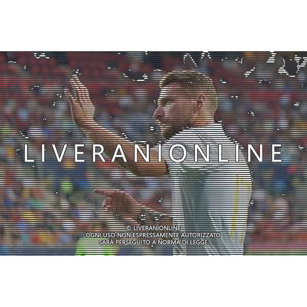 Ciro Immobile (Italy) during the UEFA Nations League 2022/23 semifinal match between Spain and Italy at FC Twente Stadium on June 15, 2023 in Enschede, Netherland. Photo by Emmanuele Mastrodonato/ag. Aldo Liverani sas/ AGENZIA ALDO LIVERANI SAS -Spagna - Italia Semifinale UEFA Nations League 2022/23 Twente Stadium Enschede, Olanda 15.06.2023