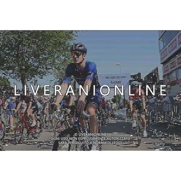 16-06-2023 Tour De Suisse; Tappa 06 La Punt - Oberwil Lieli; 2023, Bahrain - Victorious; 2023, Groupama - Fdj; Mader, Gino; Kung, Stefan; Oberwil Lieli; ©SIROTTI / AGENZIA ALDO LIVERANI SAS