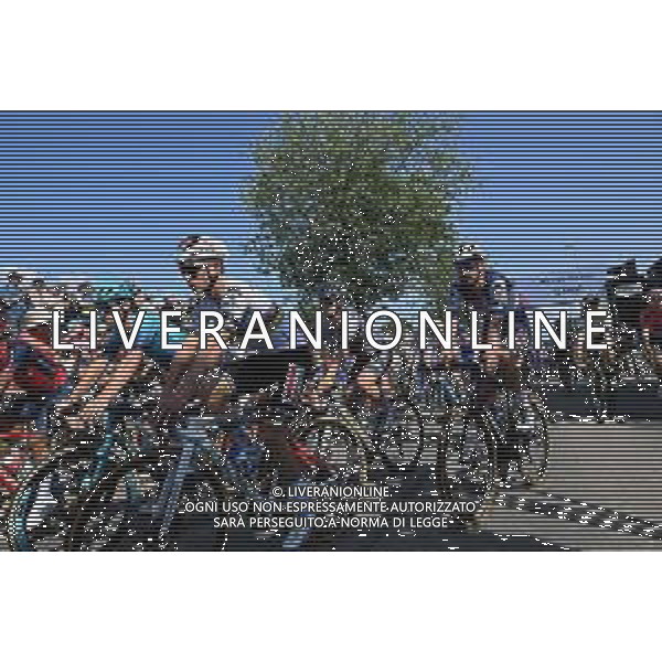 16-06-2023 Tour De Suisse; Tappa 06 La Punt - Oberwil Lieli; 2023, Bahrain - Victorious; 2023, Soudal - Quickstep; Mader, Gino; Evenepoel, Remco; Cattaneo, Mattia; Oberwil Lieli; ©SIROTTI / AGENZIA ALDO LIVERANI SAS