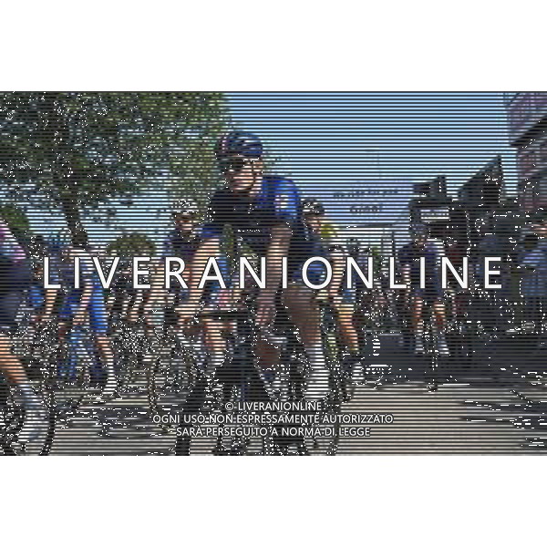 16-06-2023 Tour De Suisse; Tappa 06 La Punt - Oberwil Lieli; 2023, Bahrain - Victorious; 2023, Groupama - Fdj; Mader, Gino; Demare, Arnaud; Oberwil Lieli; ©SIROTTI / AGENZIA ALDO LIVERANI SAS