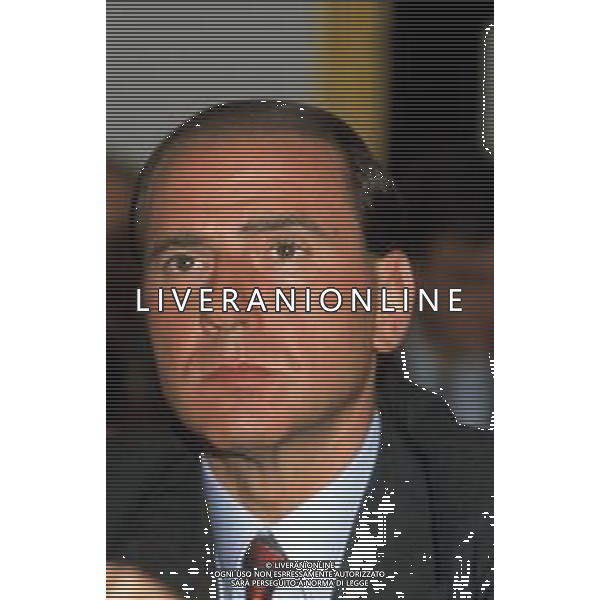 Dia- RETROSPETTIVA SILVIO BERLUSCONI STATISTA-POLITICO NELLA FOTO A UN DIBATTITO ALLA FESTA DELL\'UNITA\' A MILANO NEL SETTEMBRE 1986 AG ALDO LIVERANI SAS