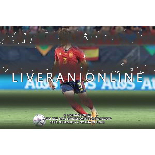 Robin Le Normand (Spain) during the UEFA Nations League 2022/23 semifinal match between Spain and Italy at FC Twente Stadium on June 15, 2023 in Enschede, Netherland. Photo by Emmanuele Mastrodonato/ag. Aldo Liverani sas