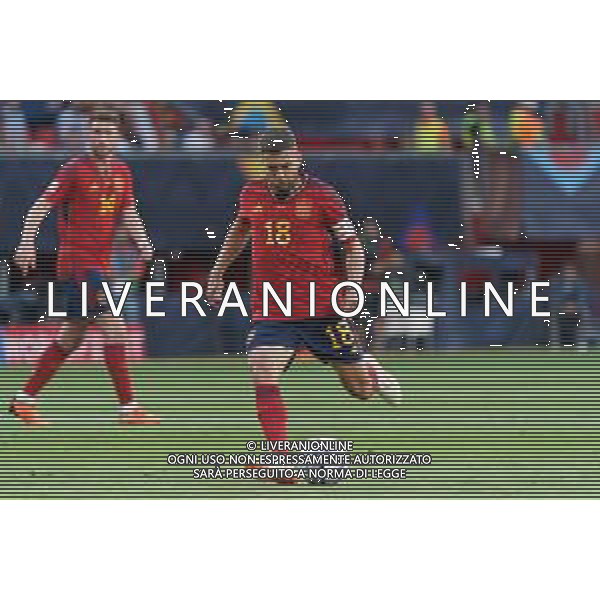 Jordi Alba (Spain) during the UEFA Nations League 2022/23 semifinal match between Spain and Italy at FC Twente Stadium on June 15, 2023 in Enschede, Netherland. Photo by Emmanuele Mastrodonato/ag. Aldo Liverani sas