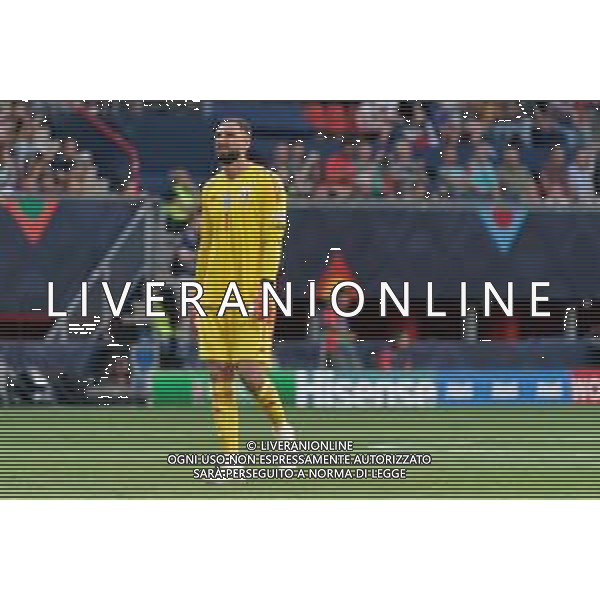 Gianluigi Donnarumma (Italy) during the UEFA Nations League 2022/23 semifinal match between Spain and Italy at FC Twente Stadium on June 15, 2023 in Enschede, Netherland. Photo by Emmanuele Mastrodonato/ag. Aldo Liverani sas