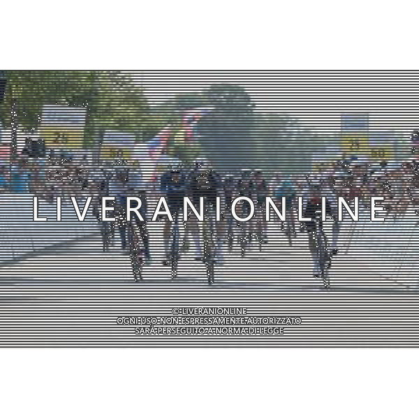 17-06-2023 Tour De Suisse; Tappa 07 Tubach - Weinfelden; 2023, Jumbo - Visma; 2023, Cofidis; 2023, Totalenergies; 2023, Movistar; Van Aert, Wout; Coquard, Bryan; Manzin, Lorenzo; Aranburu Deva, Alexander; Weinfelden; ©SIROTTI / AG ALDO LIVERANI SAS