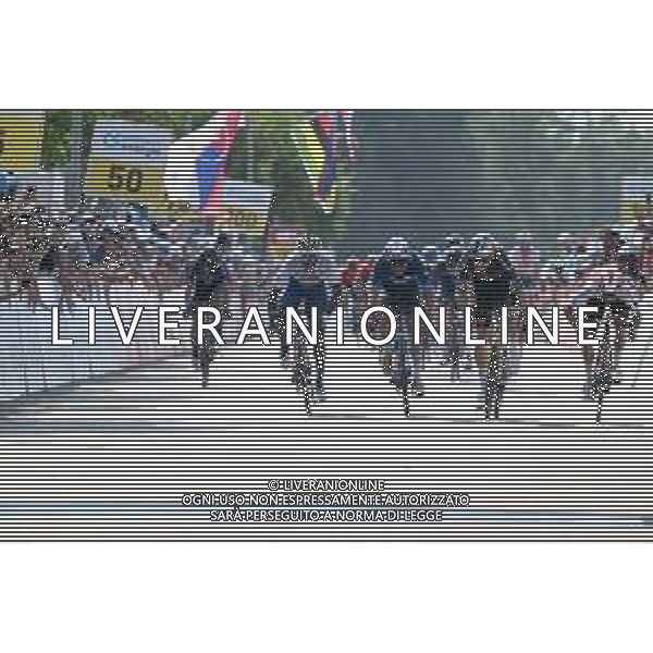 17-06-2023 Tour De Suisse; Tappa 07 Tubach - Weinfelden; 2023, Jumbo - Visma; 2023, Cofidis; 2023, Totalenergies; 2023, Movistar; Van Aert, Wout; Coquard, Bryan; Manzin, Lorenzo; Aranburu Deva, Alexander; Weinfelden; ©SIROTTI / AG ALDO LIVERANI SAS
