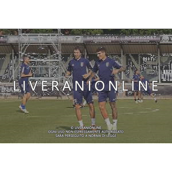Matteo Darmian (Italy) and Giovanni Di Lorenzo (Italy) during the Training Session of Italy on June 17, 2023 at Kvv Quick\'20, in Oldenzaal, Netherlands ©Emmanuele Mastrodonato / AG ALDO LIVERANI SAS
