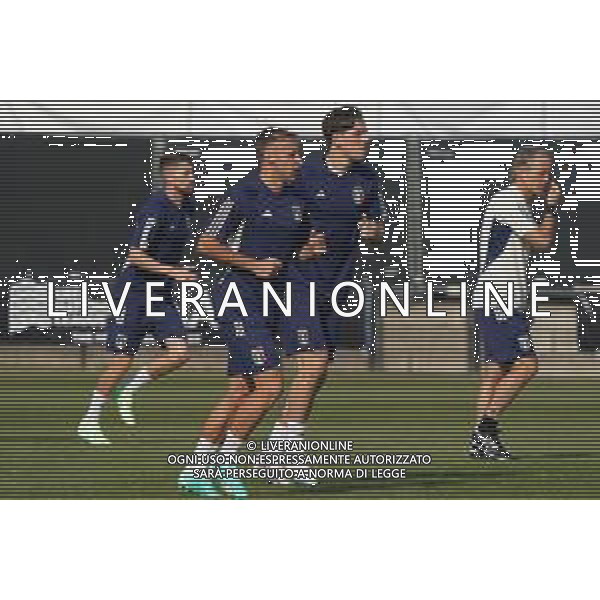 Davide Frattesi (Italy) and Nicolò Zaniolo (Italy) during the Training Session of Italy on June 17, 2023 at Kvv Quick\'20, in Oldenzaal, Netherlands ©Emmanuele Mastrodonato / AG ALDO LIVERANI SAS