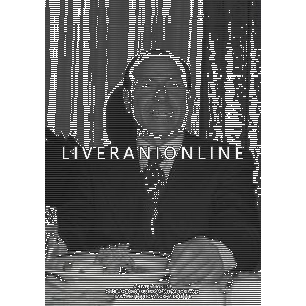 NEG- 1994 MILANO HOTEL PRINCIPE E SAVOIA FESTA DI NATALE DELLA LEGA CALCIO NELLA FOTO SILVIO BERLUSCONI  AG ALDO LIVERANI SAS 