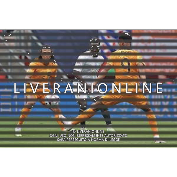 Wilfried Gnonto (Italy) and Cody Gakpo (Netherlands) during the UEFA Nations League 2022/23 match between Netherland and Italy at FC Twente Stadium on June 18, 2023 in Enschede, Netherland. Photo by Emmanuele Mastrodonato/ag. Aldo Liverani sas