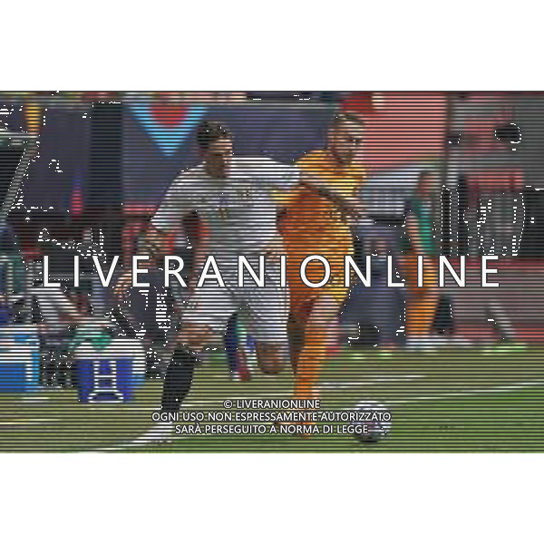 Nicolò Zaniolo (Italy) and Teun Koopmeiners (Netherlands) during the UEFA Nations League 2022/23 match between Netherland and Italy at FC Twente Stadium on June 18, 2023 in Enschede, Netherland. Photo by Emmanuele Mastrodonato/ag. Aldo Liverani sas