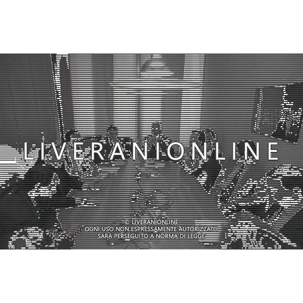 NEG-RETROSPETTIVA MASSIMO MORATTI PRESIDENTE INTER NELLA FOTO MASSIMO MORATTI OSPITE DELL REDAZIONE DELLA GAZZETTA DELLO SPORT SETTEMBRE 1992 A MILANO AG ALDO LIVERANI SAS