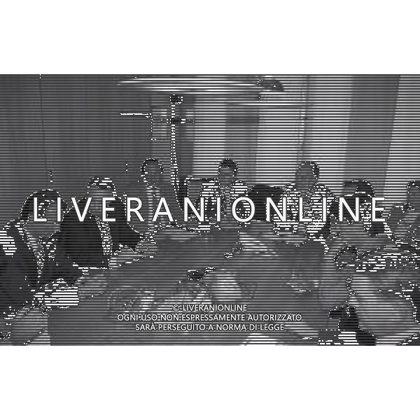 NEG-RETROSPETTIVA MASSIMO MORATTI PRESIDENTE INTER NELLA FOTO MASSIMO MORATTI OSPITE DELL REDAZIONE DELLA GAZZETTA DELLO SPORT SETTEMBRE 1992 A MILANO AG ALDO LIVERANI SAS