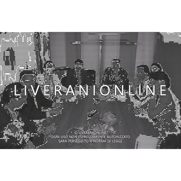 NEG-RETROSPETTIVA MASSIMO MORATTI PRESIDENTE INTER NELLA FOTO MASSIMO MORATTI OSPITE DELL REDAZIONE DELLA GAZZETTA DELLO SPORT SETTEMBRE 1992 A MILANO AG ALDO LIVERANI SAS