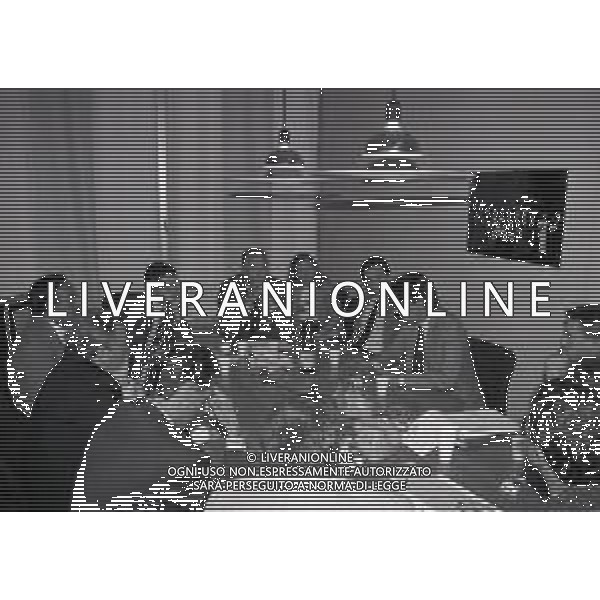 NEG-RETROSPETTIVA MASSIMO MORATTI PRESIDENTE INTER NELLA FOTO MASSIMO MORATTI OSPITE DELL REDAZIONE DELLA GAZZETTA DELLO SPORT SETTEMBRE 1992 A MILANO AG ALDO LIVERANI SAS