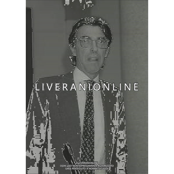 NEG-RETROSPETTIVA MASSIMO MORATTI PRESIDENTE INTER NELLA FOTO MASSIMO MORATTI ALLA BANCA POPOLARE DI MILANO PER L\' ASSEMBLEA DEI SOCI NELL\'ANNO 1995 AG ALDO LIVERANI SAS 