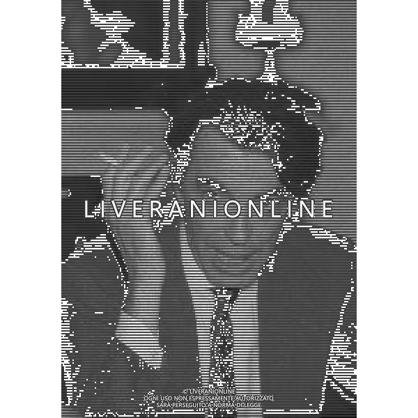 NEG-RETROSPETTIVA MASSIMO MORATTI PRESIDENTE INTER NELLA FOTO MASSIMO MORATTI ALLA BANCA POPOLARE DI MILANO PER L\' ASSEMBLEA DEI SOCI NELL\'ANNO 1995 AG ALDO LIVERANI SAS 