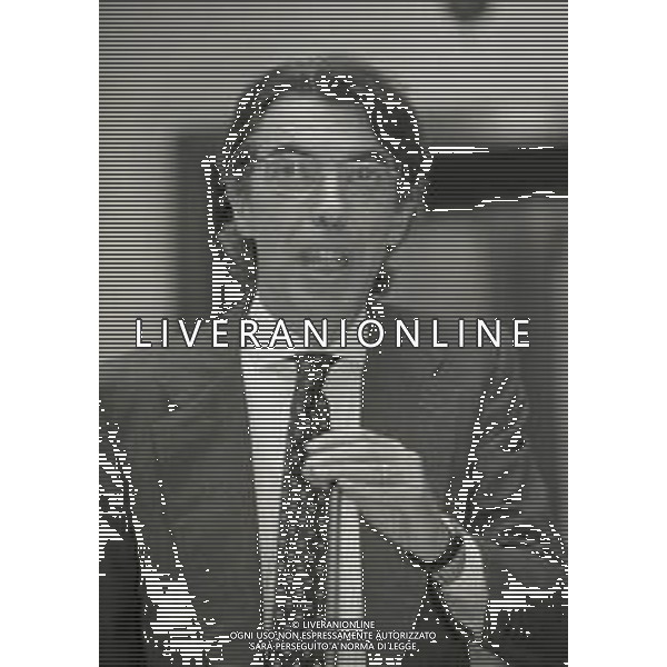 NEG-RETROSPETTIVA MASSIMO MORATTI PRESIDENTE INTER NELLA FOTO MASSIMO MORATTI ALLA BANCA POPOLARE DI MILANO PER L\' ASSEMBLEA DEI SOCI NELL\'ANNO 1995 AG ALDO LIVERANI SAS 