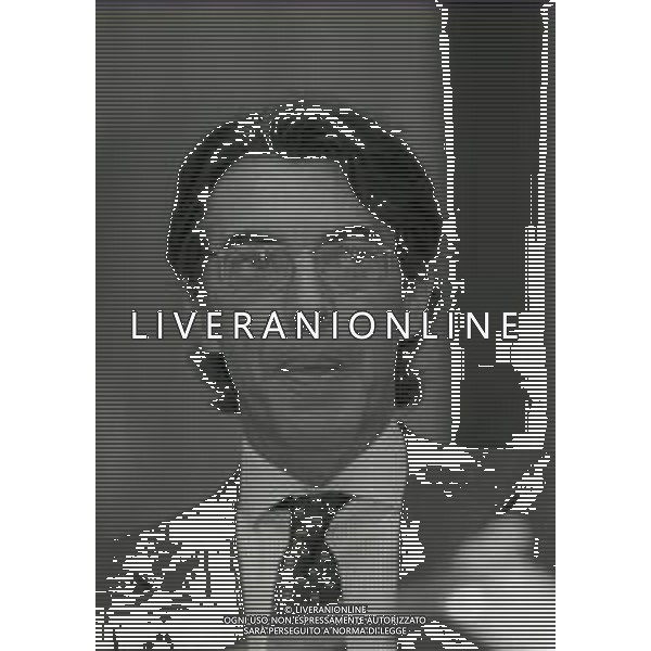 NEG-RETROSPETTIVA MASSIMO MORATTI PRESIDENTE INTER NELLA FOTO MASSIMO MORATTI ALLA BANCA POPOLARE DI MILANO PER L\' ASSEMBLEA DEI SOCI NELL\'ANNO 1995 AG ALDO LIVERANI SAS 