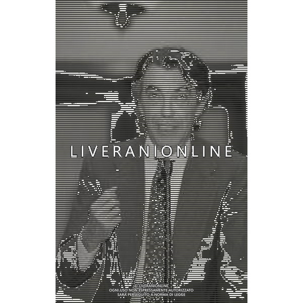 NEG-RETROSPETTIVA MASSIMO MORATTI PRESIDENTE INTER NELLA FOTO MASSIMO MORATTI ALLA BANCA POPOLARE DI MILANO PER L\' ASSEMBLEA DEI SOCI NELL\'ANNO 1995 AG ALDO LIVERANI SAS 