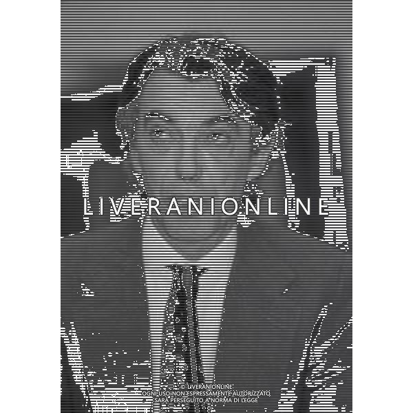 NEG-RETROSPETTIVA MASSIMO MORATTI PRESIDENTE INTER NELLA FOTO MASSIMO MORATTI ALLA BANCA POPOLARE DI MILANO PER L\' ASSEMBLEA DEI SOCI NELL\'ANNO 1995 AG ALDO LIVERANI SAS 