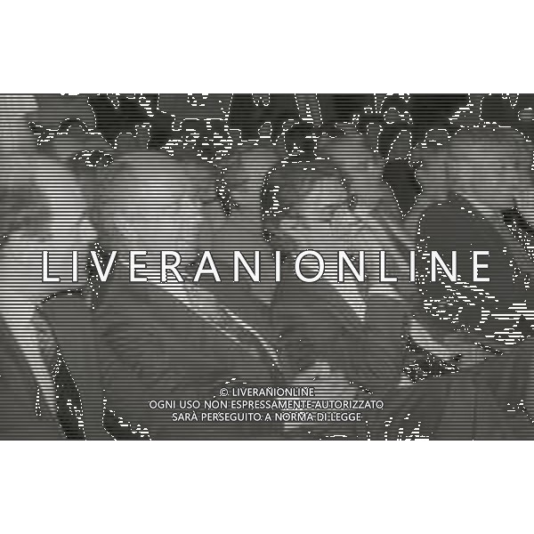 NEG-RETROSPETTIVA MASSIMO MORATTI PRESIDENTE INTER  NELLA FOTO MASSIMO MORATTI PRESIDENTE INTER NELL\'ANNO 1995 CON OTTAVIO BIANCHI AG ALDO LIVERANI SAS  