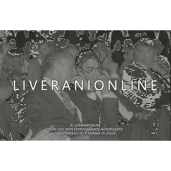 NEG-RETROSPETTIVA MASSIMO MORATTI PRESIDENTE INTER  NELLA FOTO MASSIMO MORATTI PRESIDENTE INTER NELL\'ANNO 1995 CON OTTAVIO BIANCHI AG ALDO LIVERANI SAS  