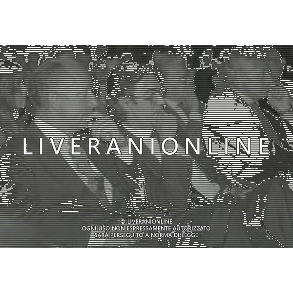 NEG-RETROSPETTIVA MASSIMO MORATTI PRESIDENTE INTER  NELLA FOTO MASSIMO MORATTI PRESIDENTE INTER NELL\'ANNO 1995 CON OTTAVIO BIANCHI AG ALDO LIVERANI SAS  