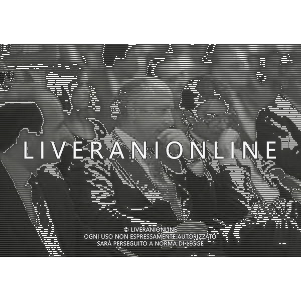 NEG-RETROSPETTIVA MASSIMO MORATTI PRESIDENTE INTER  NELLA FOTO MASSIMO MORATTI PRESIDENTE INTER NELL\'ANNO 1995 CON OTTAVIO BIANCHI AG ALDO LIVERANI SAS  