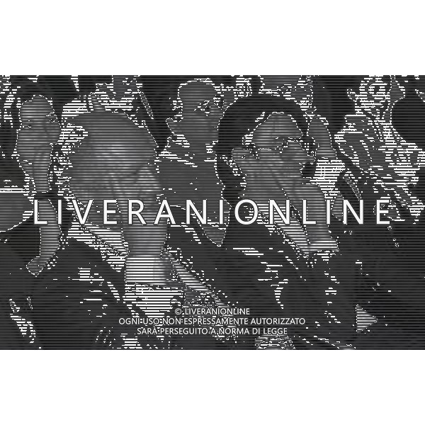 NEG-RETROSPETTIVA MASSIMO MORATTI PRESIDENTE INTER  NELLA FOTO MASSIMO MORATTI PRESIDENTE INTER NELL\'ANNO 1995 CON OTTAVIO BIANCHI AG ALDO LIVERANI SAS  