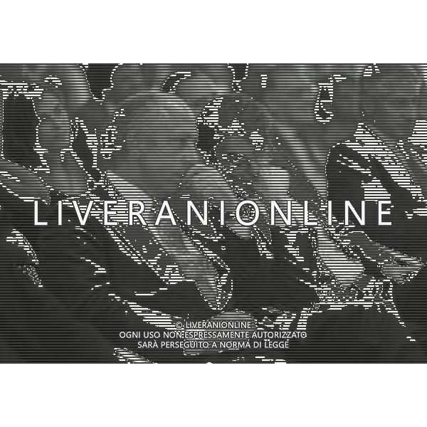 NEG-RETROSPETTIVA MASSIMO MORATTI PRESIDENTE INTER  NELLA FOTO MASSIMO MORATTI PRESIDENTE INTER NELL\'ANNO 1995 CON OTTAVIO BIANCHI AG ALDO LIVERANI SAS  