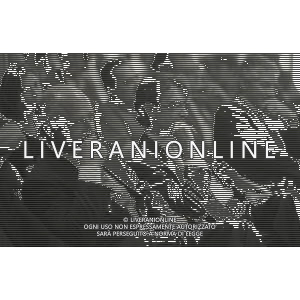NEG-RETROSPETTIVA MASSIMO MORATTI PRESIDENTE INTER  NELLA FOTO MASSIMO MORATTI PRESIDENTE INTER NELL\'ANNO 1995 CON OTTAVIO BIANCHI AG ALDO LIVERANI SAS  
