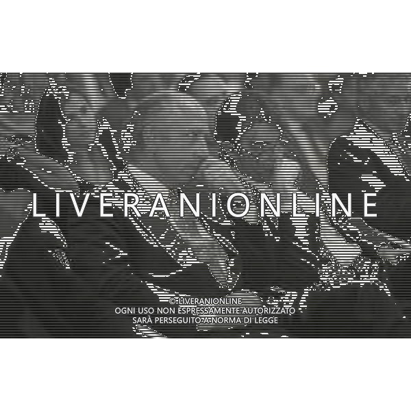 NEG-RETROSPETTIVA MASSIMO MORATTI PRESIDENTE INTER  NELLA FOTO MASSIMO MORATTI PRESIDENTE INTER NELL\'ANNO 1995 CON OTTAVIO BIANCHI AG ALDO LIVERANI SAS  