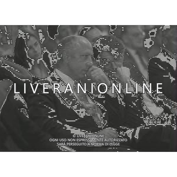 NEG-RETROSPETTIVA MASSIMO MORATTI PRESIDENTE INTER  NELLA FOTO MASSIMO MORATTI PRESIDENTE INTER NELL\'ANNO 1995 CON OTTAVIO BIANCHI AG ALDO LIVERANI SAS  