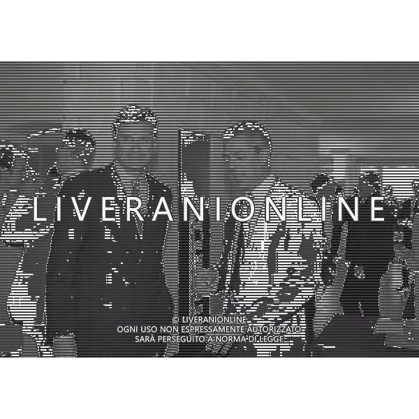 NEG-RETROSPETTIVA MASSIMO MORATTI PRESIDENTE INTER  NELLA FOTO GIACINTO FACCHETTI E MARCO TRONCHETTI PROVERA A TERRAZZA MARTINI MILANO NELL\'ANNO 1995 AG ALDO LIVERANI SAS  