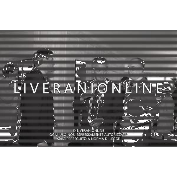 NEG-RETROSPETTIVA MASSIMO MORATTI PRESIDENTE INTER  NELLA FOTO GIACINTO FACCHETTI CON MARCO TRONCHETTI PROVERA E GIAMMARIA VISCONTI DI MODRONE A TERRAZZA MARTINI MILANO NELL\'ANNO 1995 AG ALDO LIVERANI SAS 