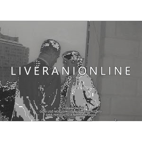 NEG-RETROSPETTIVA MASSIMO MORATTI PRESIDENTE INTER  NELLA FOTO MASSIMO MORATTI CON GIAMMARIA VISCONTI DI MODRONE A TERRAZZA MARTINI MILANO NELL\'ANNO 1995 AG ALDO LIVERANI SAS  