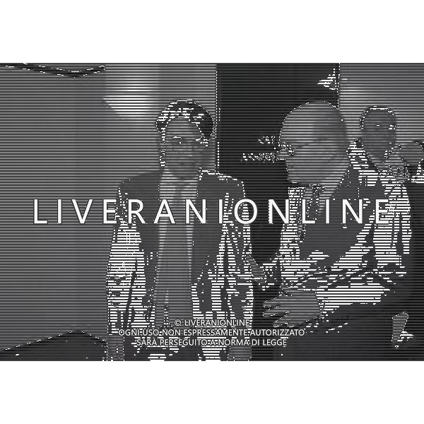 NEG-RETROSPETTIVA MASSIMO MORATTI PRESIDENTE INTER  NELLA FOTO MASSIMO MORATTI IL PRIMO GIORNO IN LEGA CALCIO DA PRESIDENTE INTER NELL\'ANNO 1995 AG ALDO LIVERANI SAS 