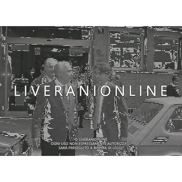 NEG-RETROSPETTIVA MASSIMO MORATTI PRESIDENTE INTER  NELLA FOTO MASSIMO MORATTI IL PRIMO GIORNO IN LEGA CALCIO DA PRESIDENTE INTER NELL\'ANNO 1995 CON MICHELE TIGANI AG ALDO LIVERANI SAS 