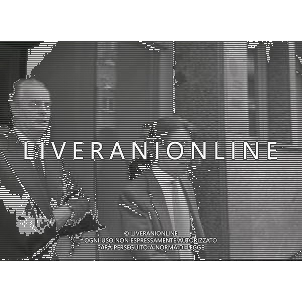 NEG-RETROSPETTIVA MASSIMO MORATTI PRESIDENTE INTER  NELLA FOTO MASSIMO MORATTI IL PRIMO GIORNO IN LEGA CALCIO DA PRESIDENTE INTER NELL\'ANNO 1995 CON GIAMMARIA VISCONTI DI MODRONE  AG ALDO LIVERANI SAS 