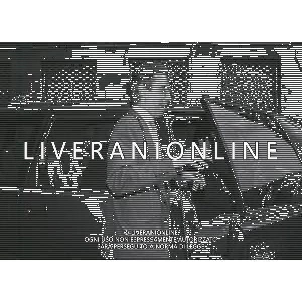 NEG-RETROSPETTIVA MASSIMO MORATTI PRESIDENTE INTER  NELLA FOTO MASSIMO MORATTI IL PRIMO GIORNO IN LEGA CALCIO DA PRESIDENTE INTER NELL\'ANNO 1995 AG ALDO LIVERANI SAS 